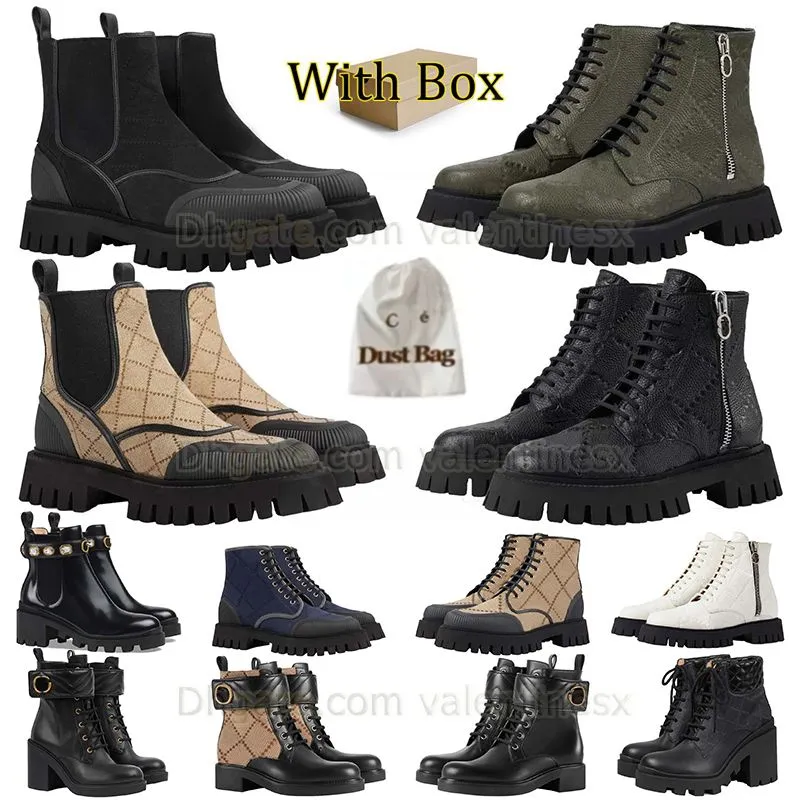 Fashion Desert Boot Womens Zipper Martin Boots Ankle Boot Lace-Up Boot Leather Boot High Heel Outsole Boot Platform Boot Combat Boots Oxford Shoe Snow Boots With Box