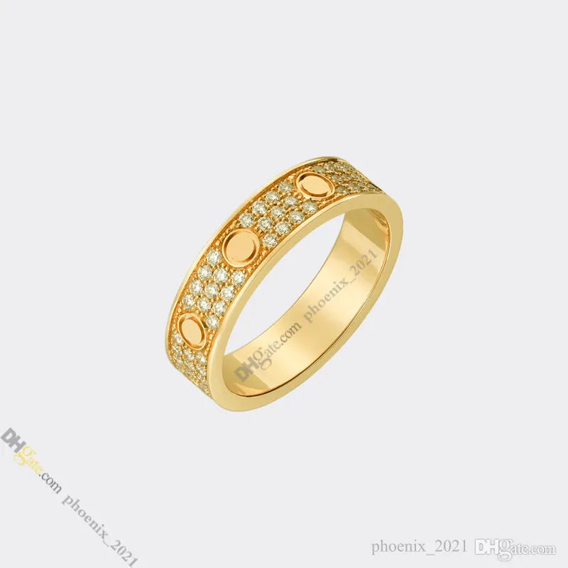 Liebesringdesigner-Ringschmuck Designer für Frauen Gold Ring Diamond Pave Rings Titanstahlringe Gold-plattiert nie verblassen, nicht alloergisch, Store/21621802