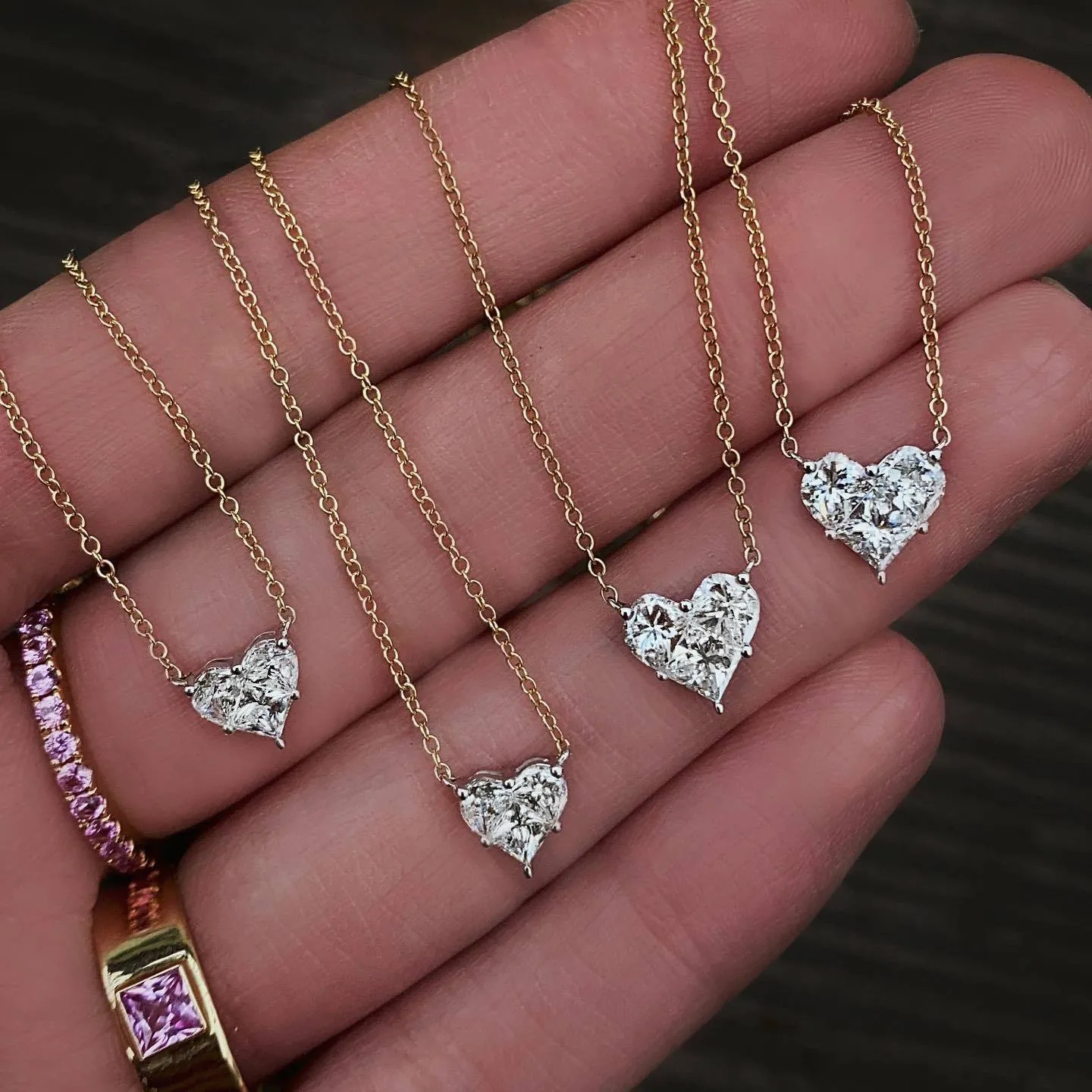 Chokers 100% 925 Sterling Zilver Meisje Vrouwen Sieraden Leuke Mooie Vonken Bling Cz Klein Hart Ketting 230923