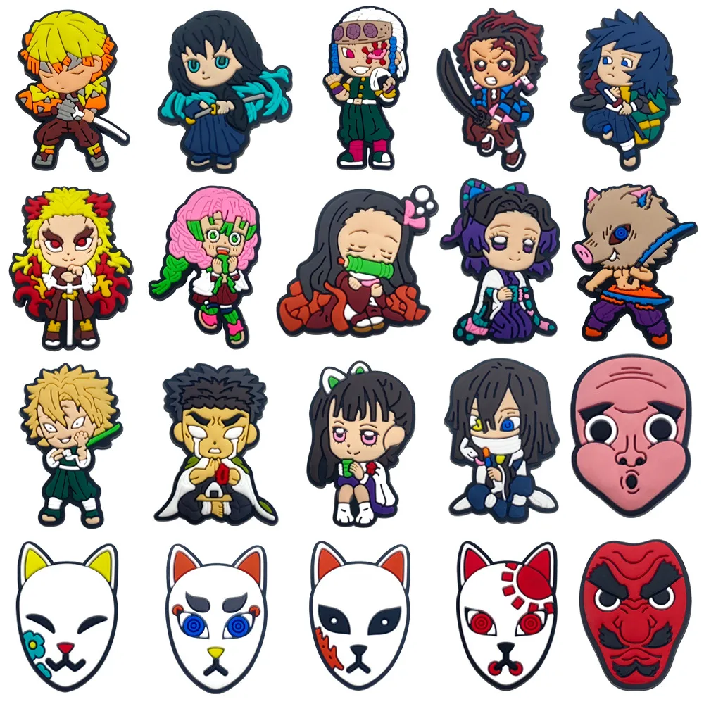 Wholesale Pvc Anime Jibbitz Shoe Decoration Charms Fit For Croc