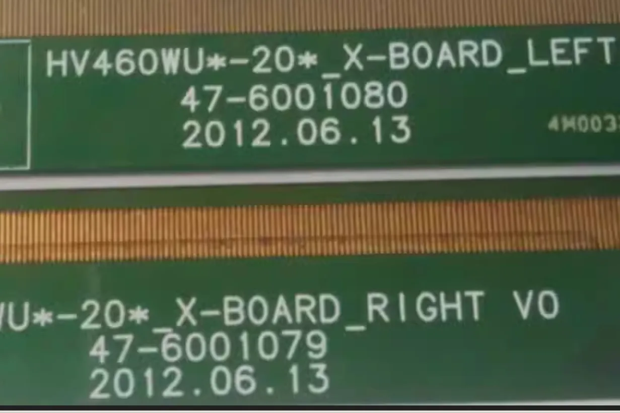 Sidan Edge Board Original HV460WU*-20*-Board 47-6001080 / 47-6001079 Testarbete bra
