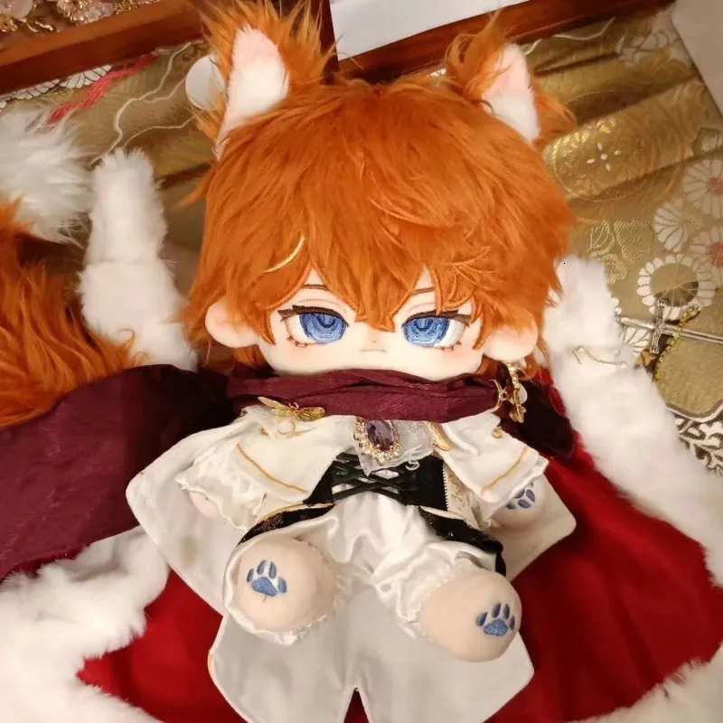 Dolls 20cm Game Characters Doll Toys Scaramouche Wanderer Cosplay Cute Anime Stuffed Cartoon Pillow Xmas Birthday Fans Gifts 230923