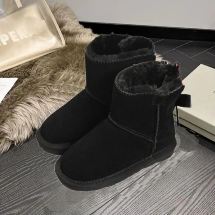 2023 Women Winter Ultra Mini Boot Designer Australian Platform Boots for Men Real Leather Warm Ankle Fur Booties Luxurious Shoe 35--46 Women's Snow Boots AGGA4444X