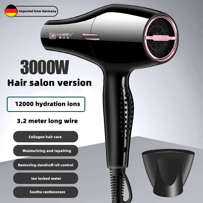 Save Big on Bulk 3000 Watt Hair Dryer Powerful Hair Dryer With Ionic  Technology 3000W High Speed Blow Dryer With Blue Light Function For  Professional
