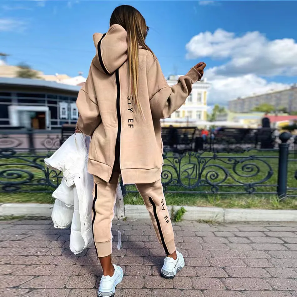 Oversized sweat suit set hotsell