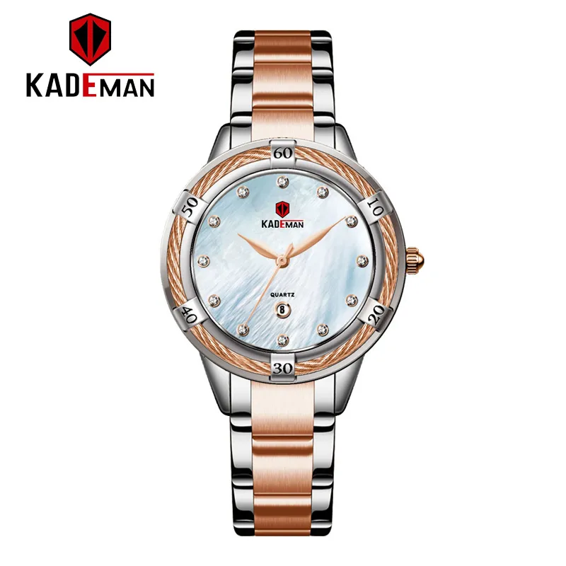 Womens Watches Kademan Rose Gold Ladies Watch Stainless Steel