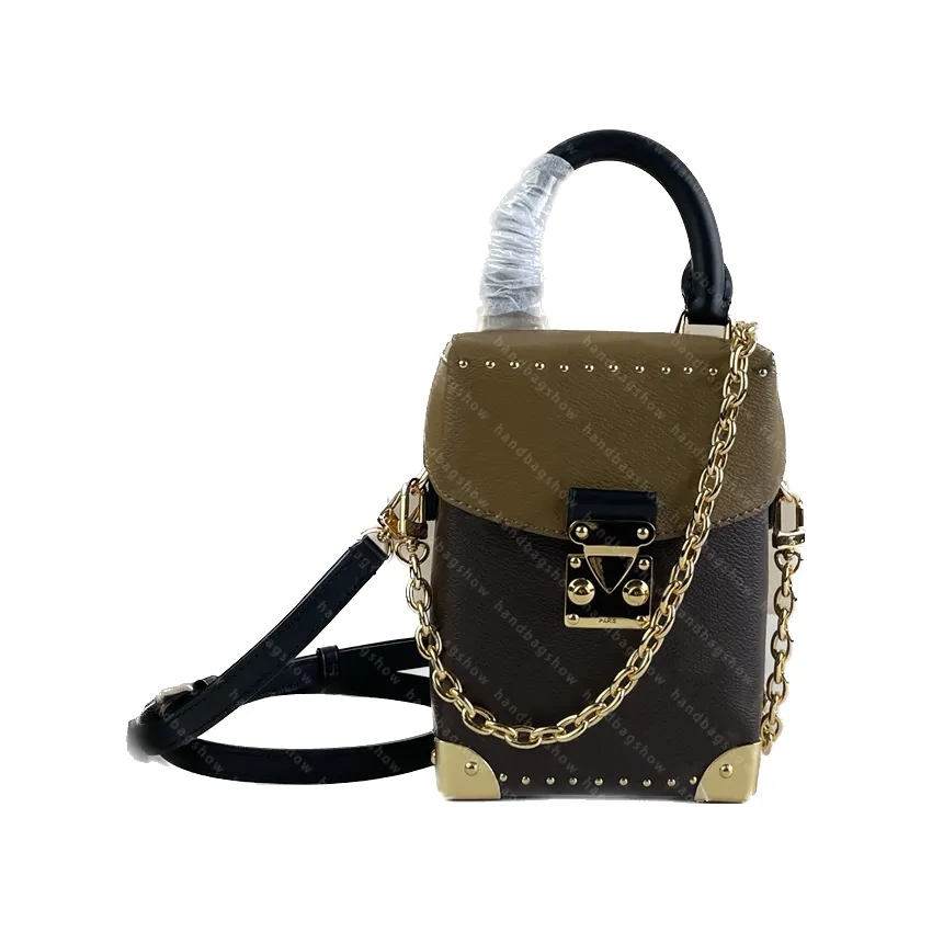 Designertasche CAMERA BOX Blume Luxuskette Damen Umhängetasche Modedesigner Cross Body Goldkette Einkaufstasche Tragetasche Tragetaschen Tragetaschen Damen Geldbörsen