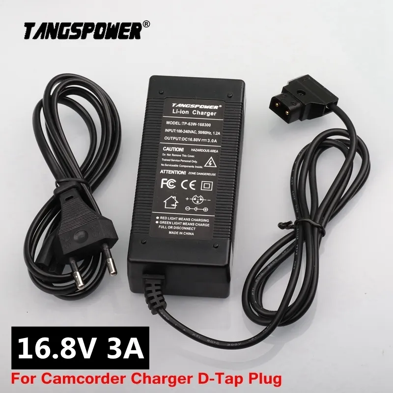 شحنات الكاميرا 16.8v 3a d-tap battery شاحن للكاميرا Camcorder v