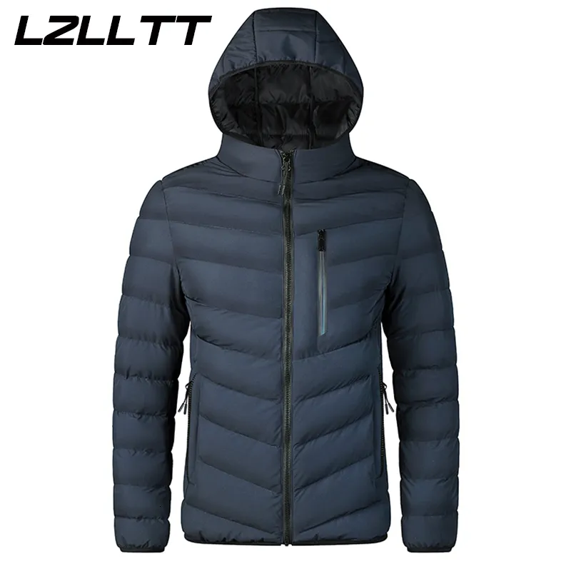 Mens Giù Parka Autunno Inverno Uomo Caldo Giacca Impermeabile Cappotto Con Cappuccio Casual Marca Antivento Spesso Outwear Cappello Maschile 230923