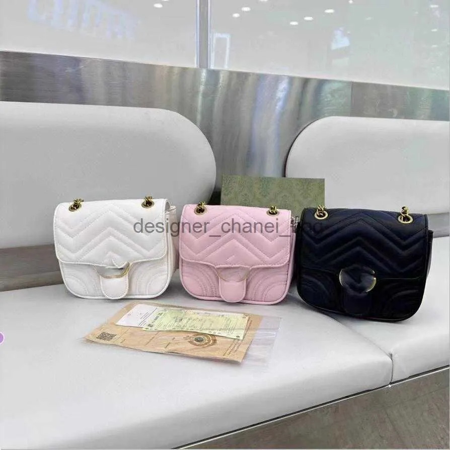 Designer Bag Handbag Cross Body Bag Women Fashion 2Gs Marmont Classic Tote 3 Färger Luxurs äkta läder med serienummer 2023 Nya föremål