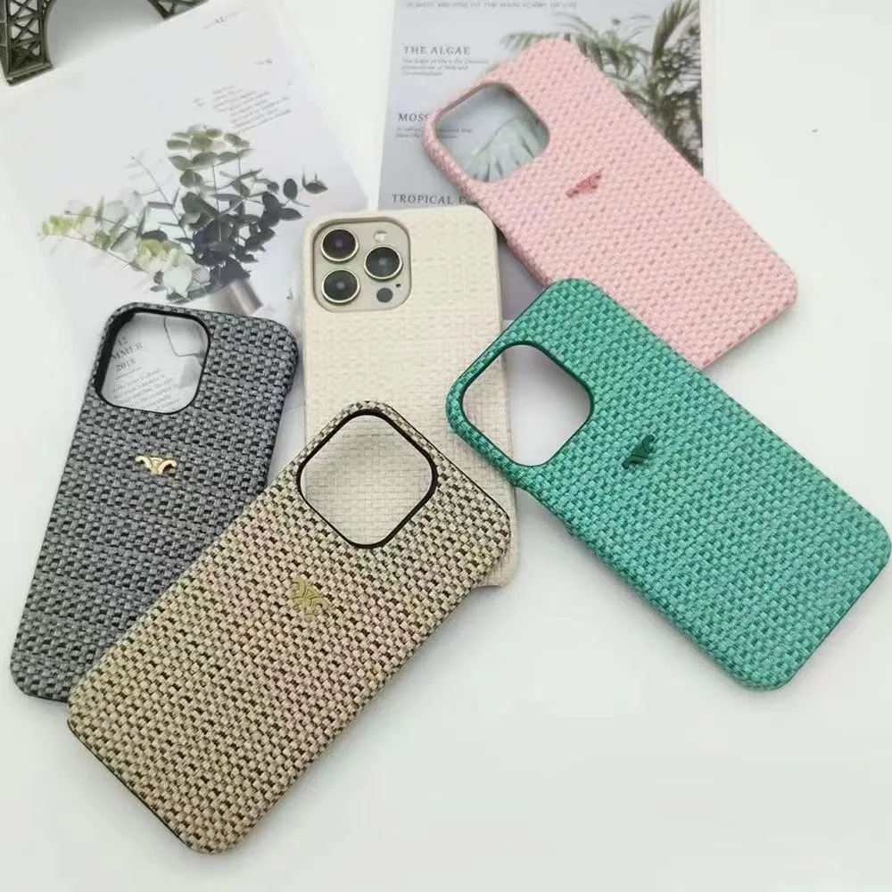 Projektant Luksusowy Braid Chińskie alfabet Premium iPhone 15 14 13 12 11 Pro Max 14plus 7 8 Plus X XR XS XSMAX Hardshell Case