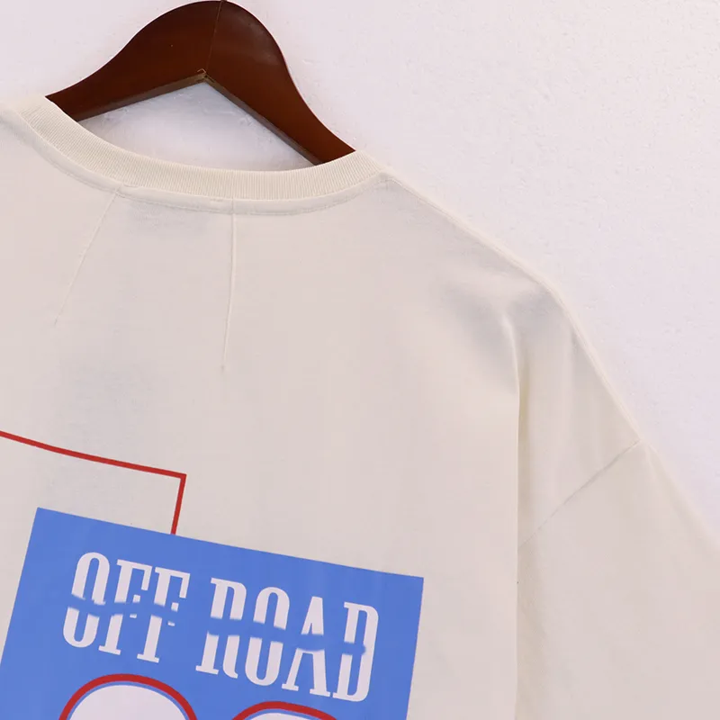 mens t shirt rhude designer shirts polo shirt clothes Racing digital printed sweatshirt Casual loose short sleeves for men and women