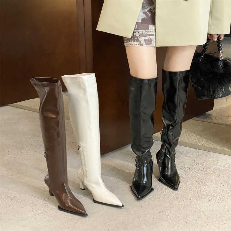 Long top tight boots