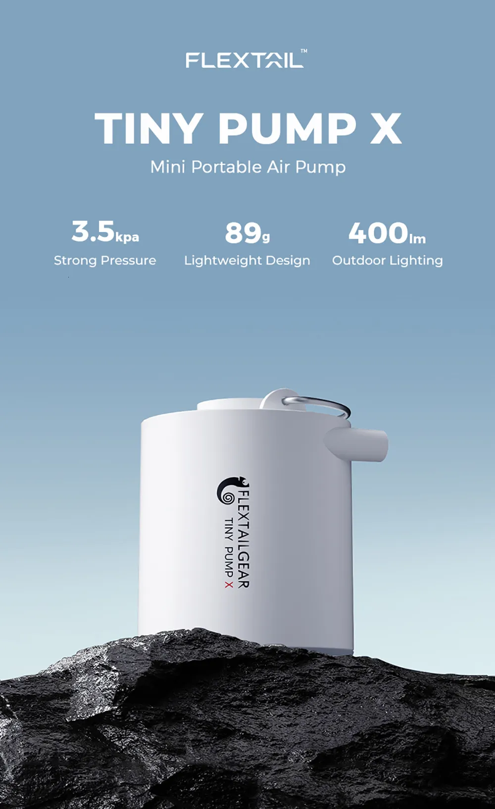 DHgate.com:Tiny Portable Air Pump for Camping, Hiking, FloatAir Bed ...