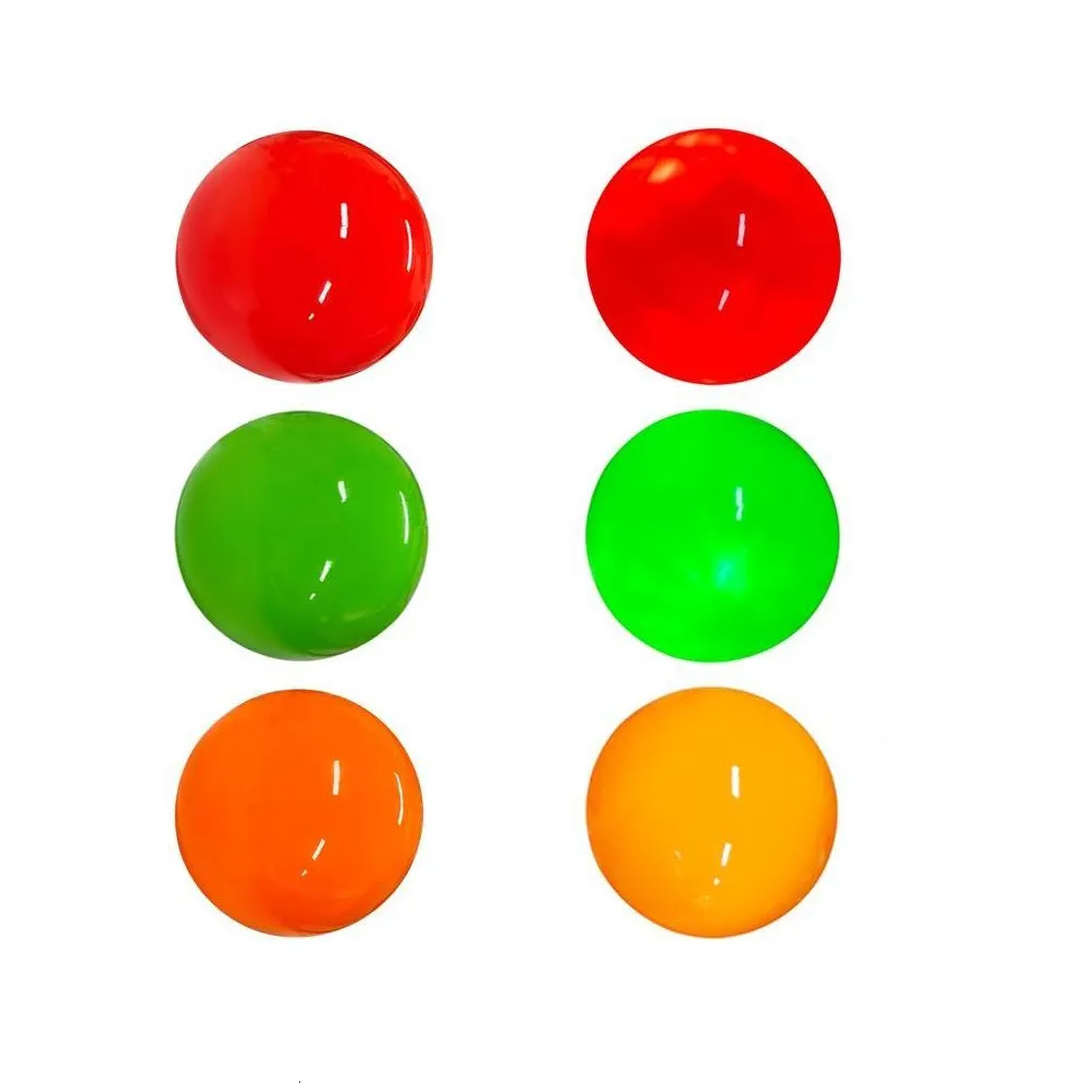 기타 골프 제품 1pcs Led Park Ball Threelayer 야간 훈련 조명 Glow Green Red Orange 야외 스포츠 연습 230922