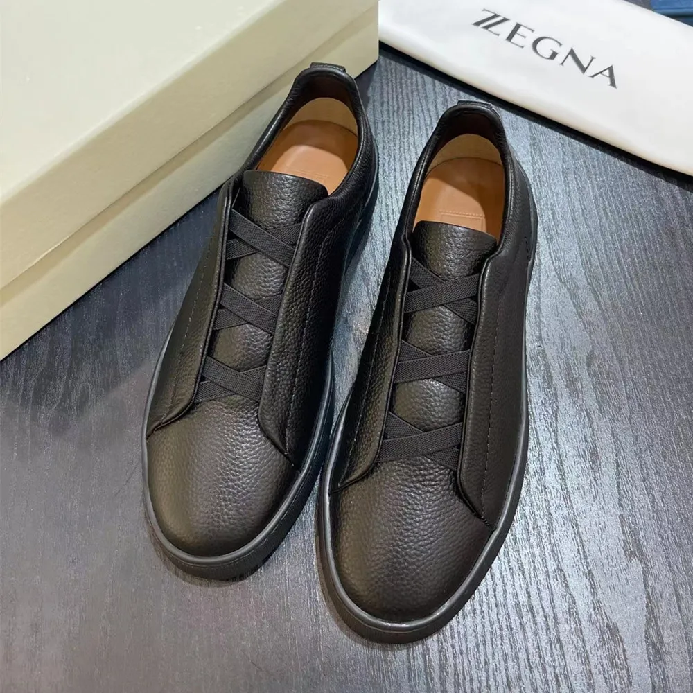 Designer Shoes Zegnas Loafers dress shoes Polished cowhide classic Loafers shoes Mens designer shoes Casual shoes Classica scarpe Plate-forme scarpe sneakers