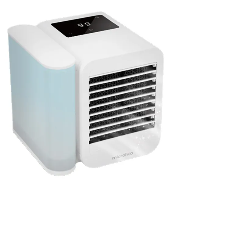 Microhoo Mini Portable Air Conditioner Fan Cooler 1000 ml Aromaterapi Essential Oil Diffuser Fast Cooling Firidifier Hushåll