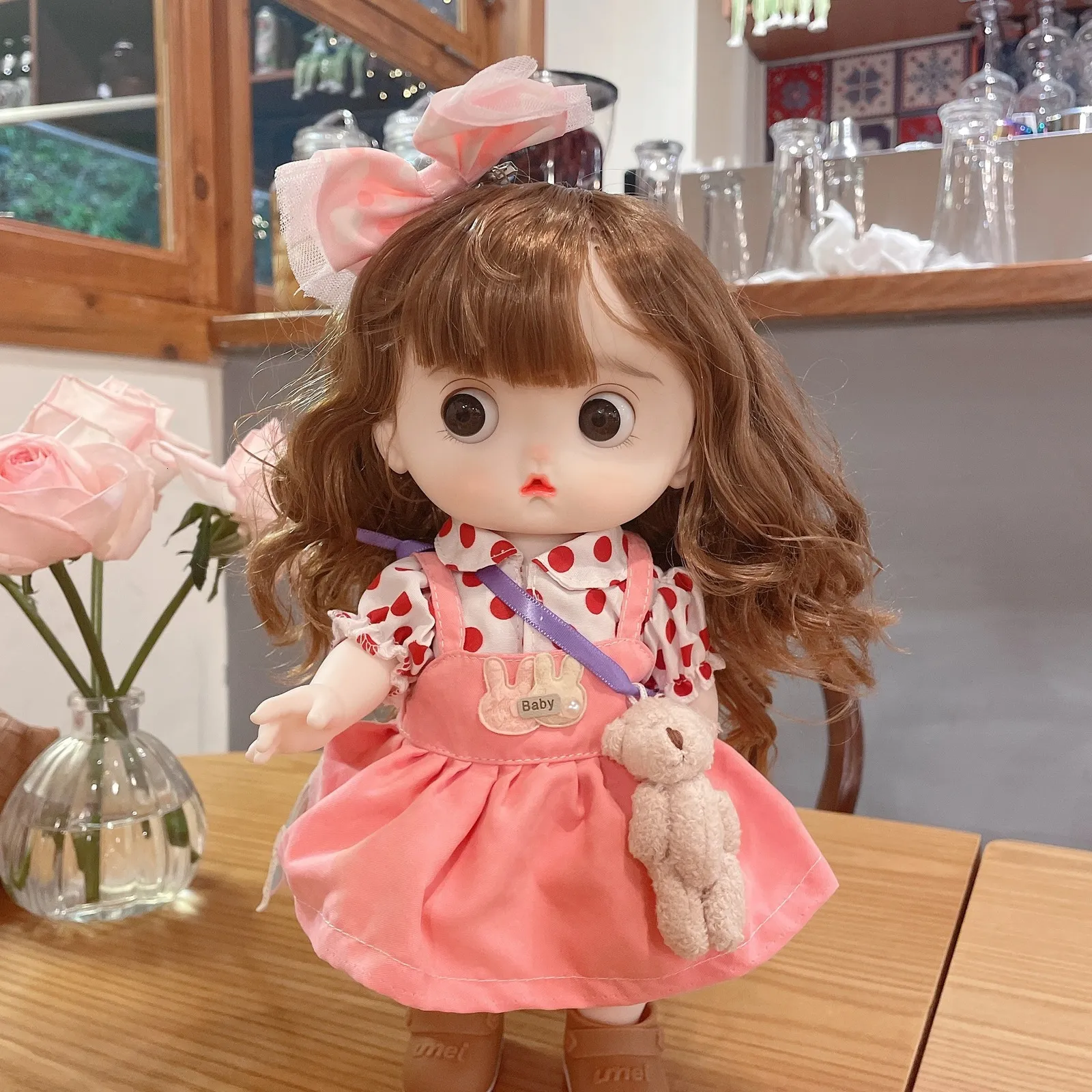 1/3 BJD Poupée Jupe Vêtements Femme de Chambre Costume pour Fille
