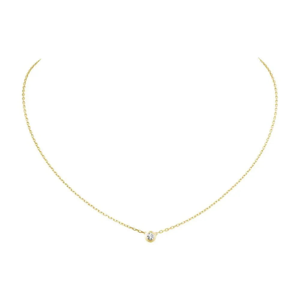 Pingente colares designer jóias diamantes legers diamante damour amor colar para mulheres meninas collier bijoux femme rop entrega caneta dhnhn