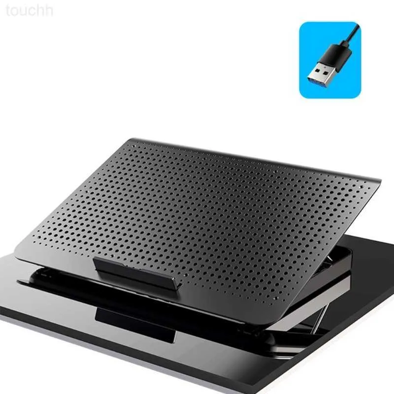 Охлаждающие подставки для ноутбука Кулер для ноутбука Алюминиевая основа для охлаждения ноутбука Портативный вентилятор для ноутбука Охлаждающая подставка L230923