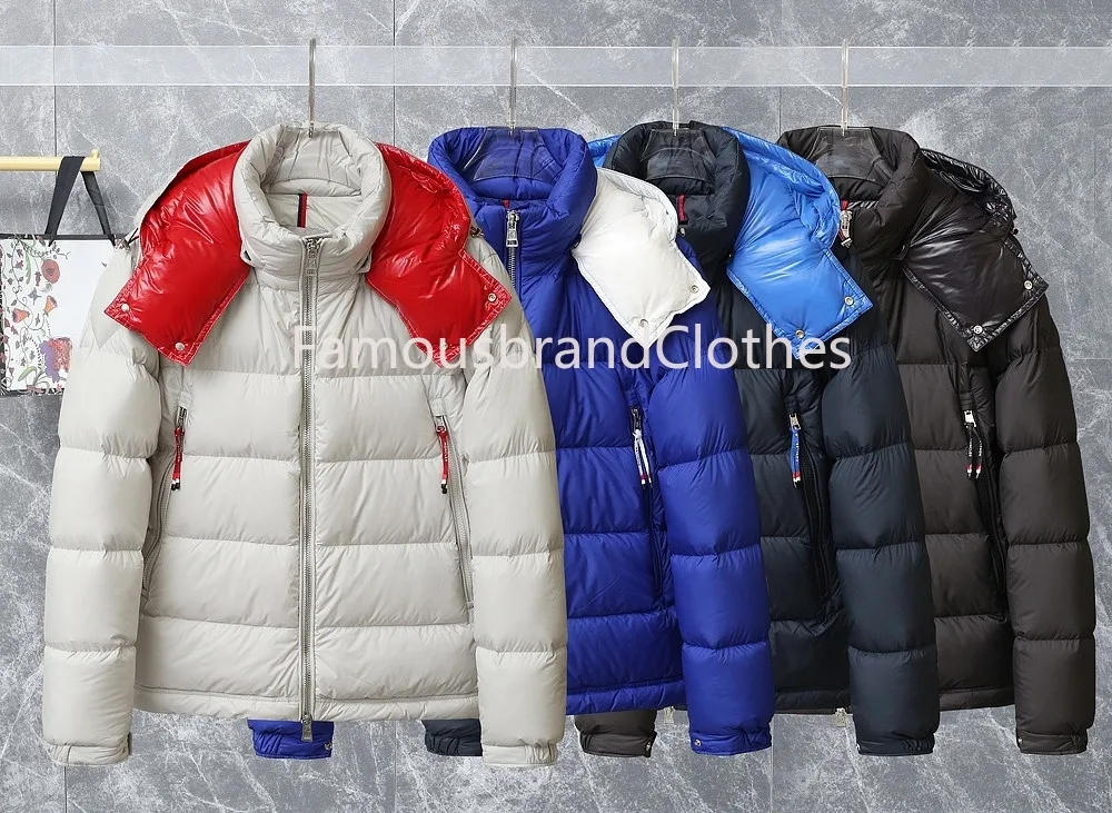 Canadian Designers France Mon Qualitäts-Winter-Pufferjacke für Herren, Daunenjacke, hält warm, Parkas, Gänsedaunen-Senior-Mäntel, winddicht, wasserdicht, schneesicher