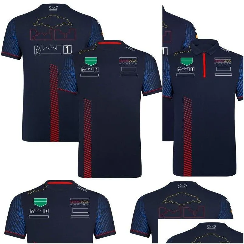 Vêtements de moto 2023 F1 Team Racing T-shirt Forma 1 Chemises de pilote T-shirts Motorsport Nouvelle saison Vêtements Fans Tops Mens Jersey Plu Dhvh9