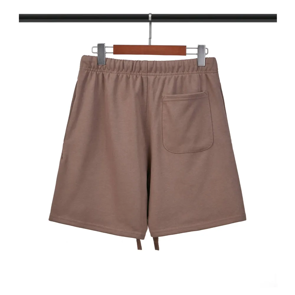 Shorts pour hommes Homme Designer pour femmes ESS MID RÉSIMENTATION CORTON 100% coton épais pantalon élastique lettre réfléchie plus grande taille67