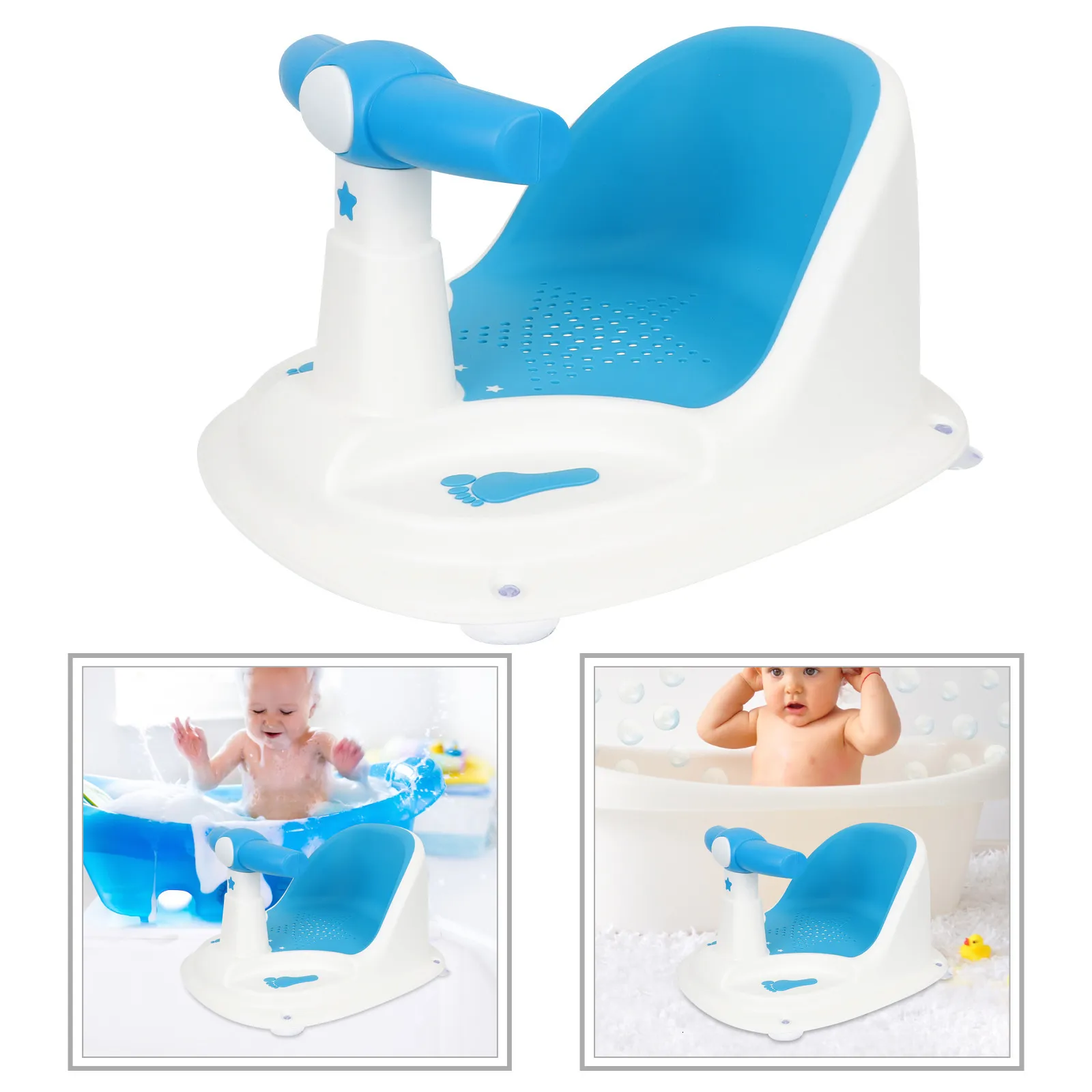 Badkarplatser Baby Bath Seat Chair Products Tub Sits Babies Bathtub TPE TODDLER BARN SPANDA 230923