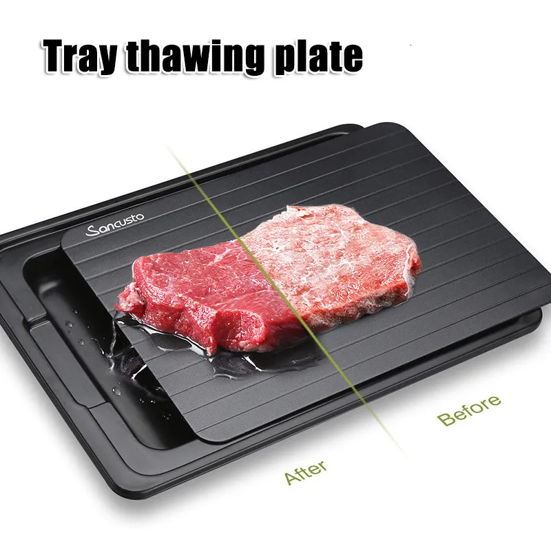 Chopping Blocks Fast Defrosting Tray With Cleaner Frozen Meat