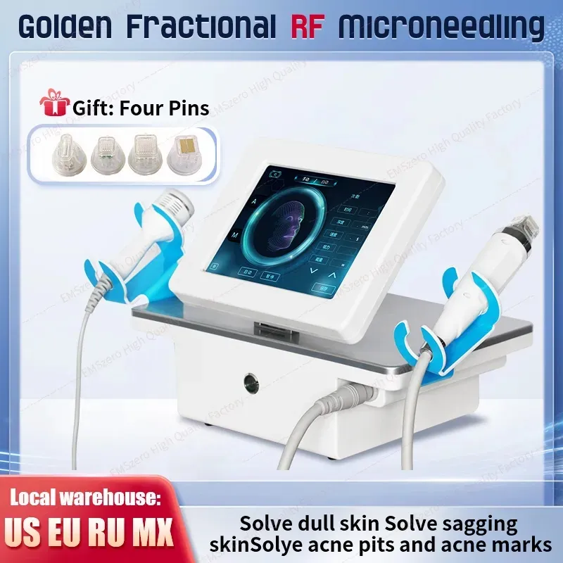 RF Microneedling Machine Microneedle Striae Remover Fractionele Strakke Face Lift Rimpel Acne Verwijdering Huid Stevigheid
