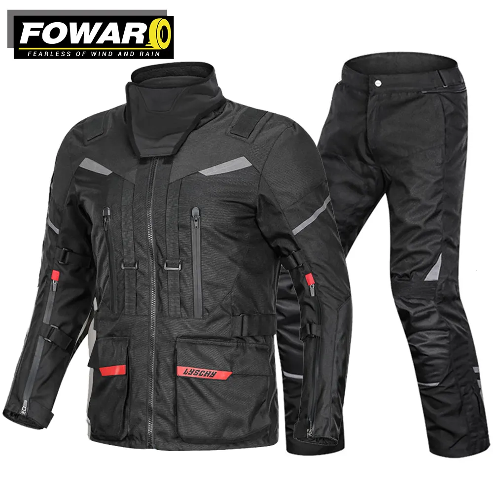 Men's Jackets Motorcycle Jacket Protective Gear Motorbike Riding Moto Jackets Waterproof Motocross Enduro Racing Reflective Clothing S-4XL 230923