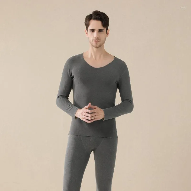 Mens Thermal Underwear Men Winter Fleece Warm Clothes Long Johns Set Women  Thermo T Shirts Bottom Pants Suit Man Inner Wear Sleepwear From Jichio,  $19.56