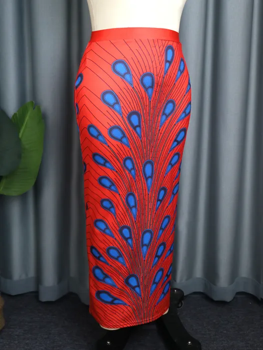 Plus size clearance red skirt 3xl