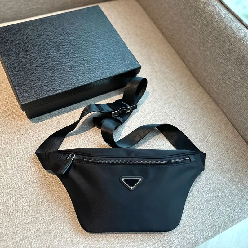 Modedesigner-Tasche Hand-Umhängetasche Hüfttasche Brusttasche Basisbreite 20, obere Breite 35, Höhe 17 mit Box