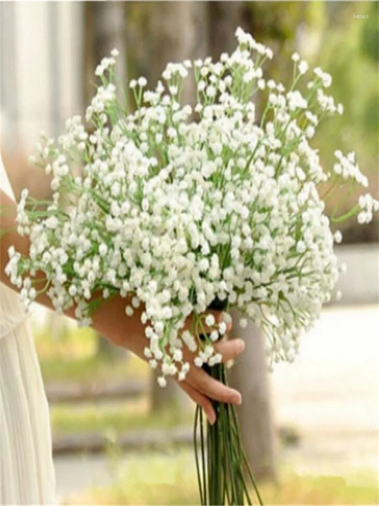 Artificial Fake Baby's Breath Gypsophila Silk Flowers Bouquet Home Wedding  Decor