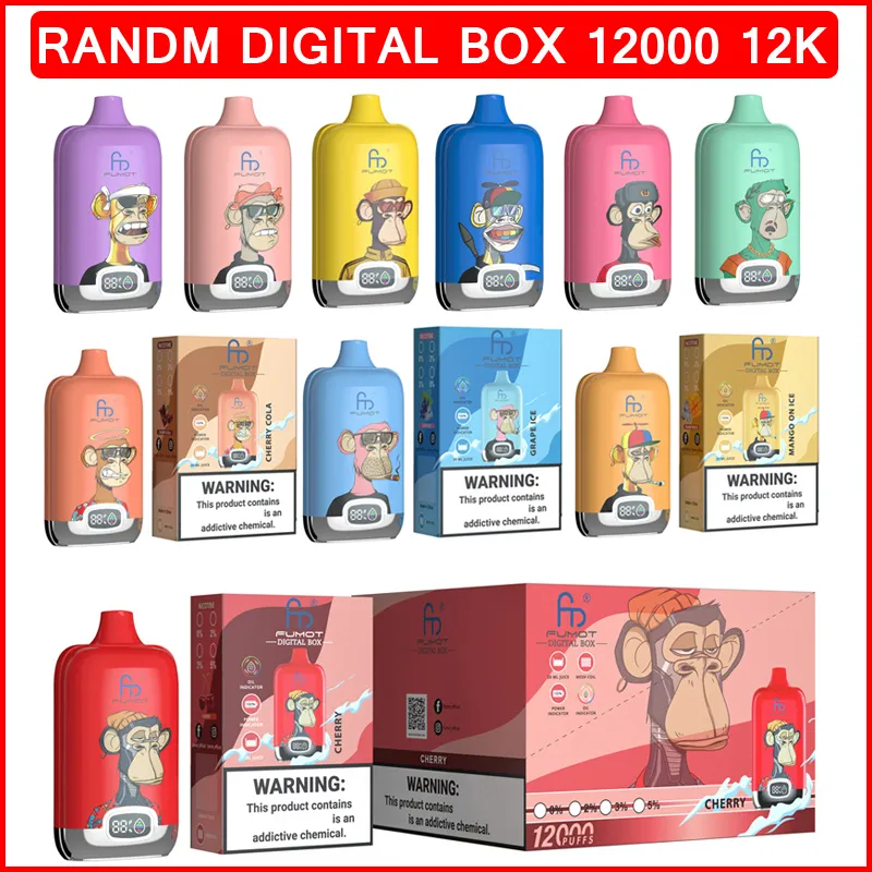 test e-zigaretten 12k Fumot Tornado Vape 12000 – Banana Ice: Cremig-frischer Dampfgenuss  Review of the Fumot Digital Box 12000