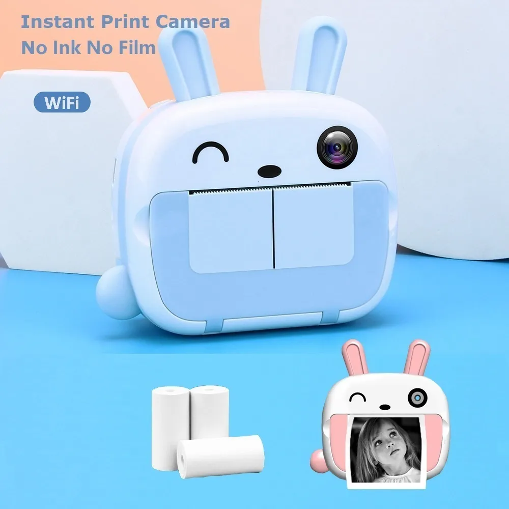 Caméras Jouets Caméra Impression Instantanée Numérique Pour Enfants Papier  Thermique WIFI Imprimante Mobile 24 Pouces 1080P Vidéo Haute Définition  230922 Du 50,82 €