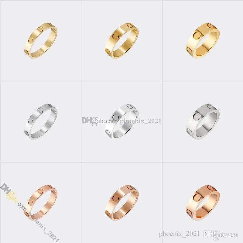 Smyckesdesigner för kvinnor älskar skruvring designer ring titan stål ringar guldpläterade aldrig bleknar icke-allergisk, guld/silver/rosguld, butik/21621802