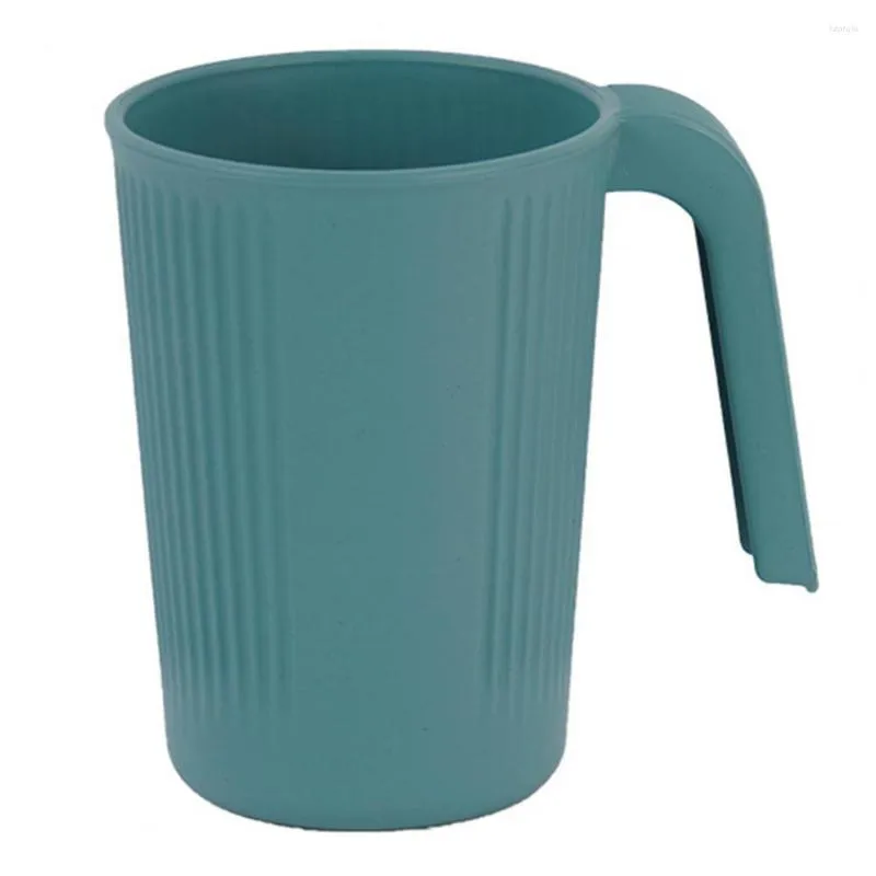 Tumblers dricker Scald Prevention Cup Hållbara Unbreakable Cups med handtag för picknick som campar vardagliga användningar Lätt att diskmaskin är säker