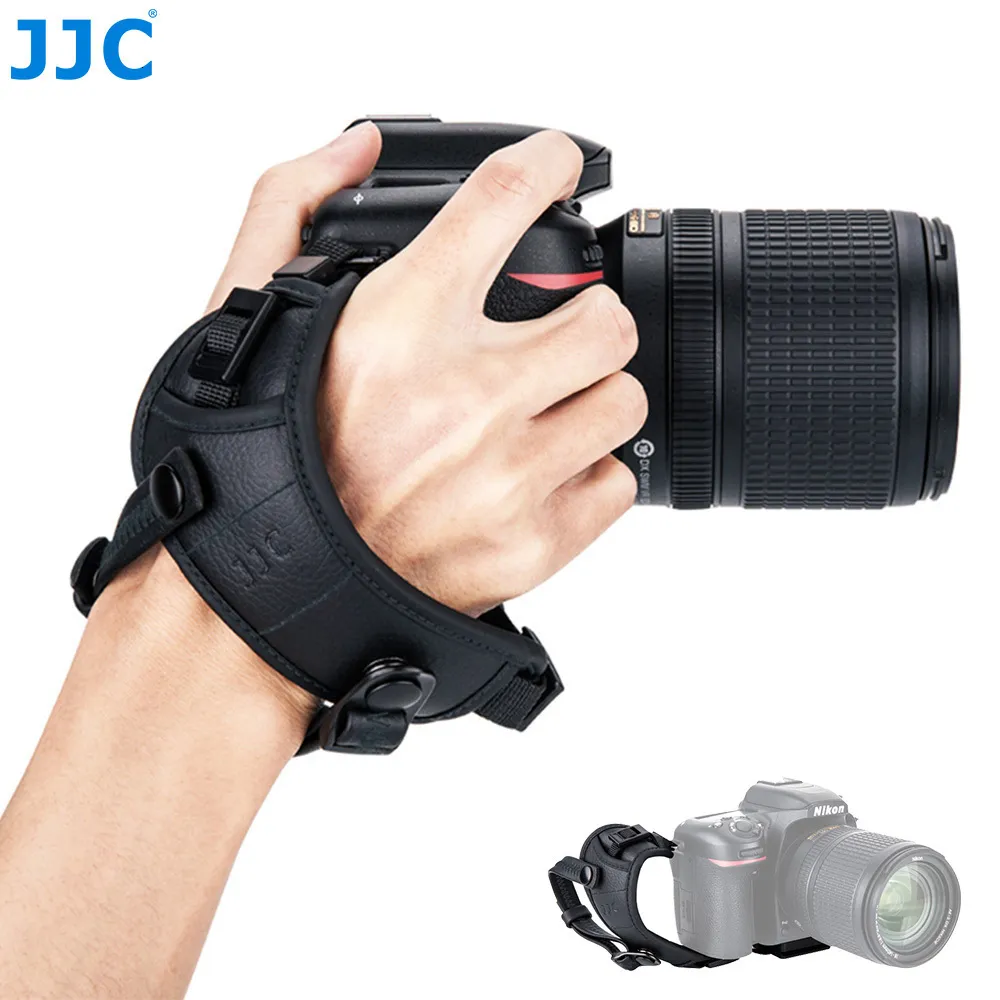 Andra kameraprodukter JJC Camera Strap Quick Release Hand Wrist Strap Belt för Canon Fuji Fujifilm Pentax DSLR POGRAPI