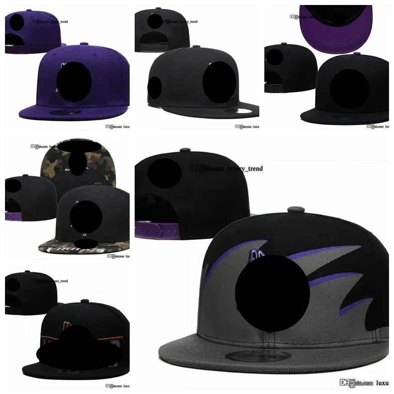 Ball Caps 2023-24 Minnesota''vikings''unisex Fashion Cotton Baseball Snapback for Men Women Sun Hat Bone Gorras'' Embroidery Spring Cap