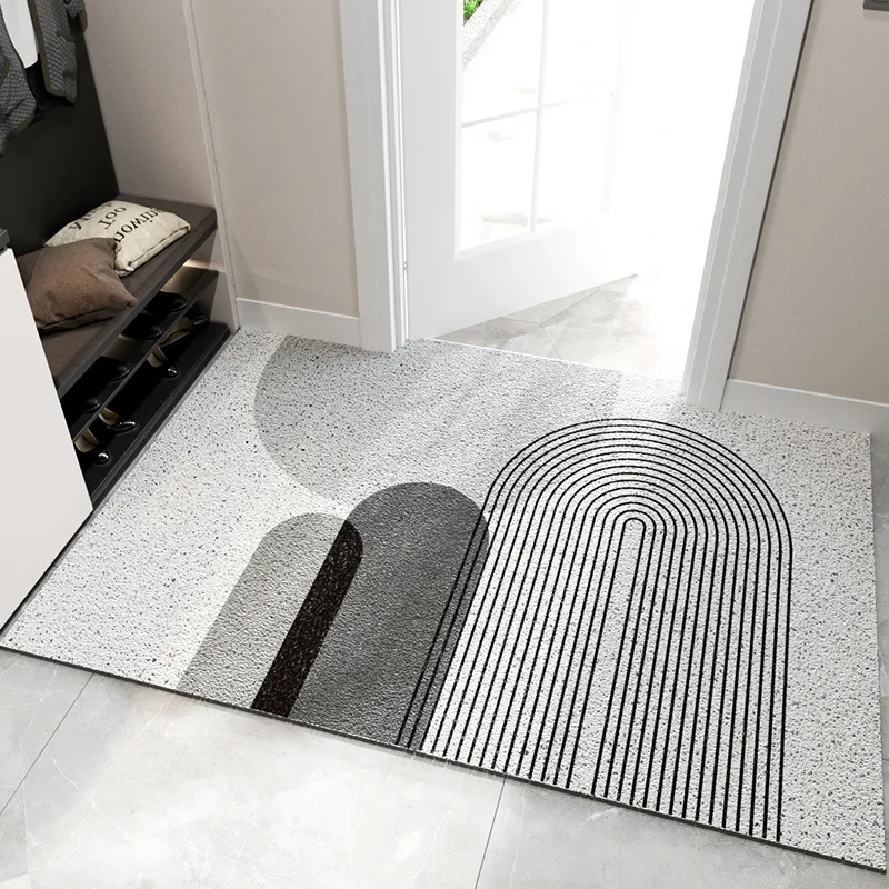 Tapis d'entrée de maison, paillasson de cuisine, chambre à coucher, salon, bain antidérapant en PVC, peut être personnalisé, paillasson de couloir intérieur moderne 230922