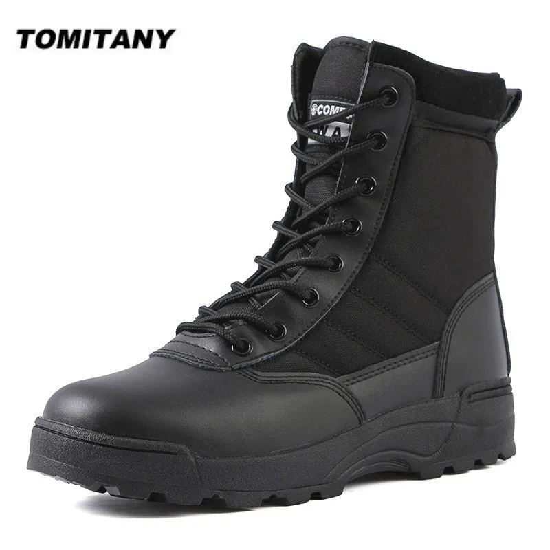 Buty taktyczne buty wojskowe męskie buty specjalne siły pustynne buty armii armii buty na świeżym powietrzu buty kostki męskie buty robocze butów butów 2309923