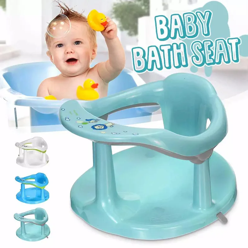 Siedzenia kąpielowe Siedzenia Baby Bath Krzesło Dziecko z kubkiem ssącym bezpieczny i stabilny dziecięcy wanna bez poślizgu stołek bezpieczeństwa dziecięcego gniazda