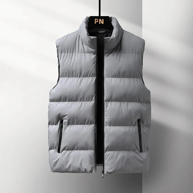 Mens Down Parkas cotton vest men spring and autumn trend back heart brand outside wearing sleeveless tooling clip coat winter coa 230922