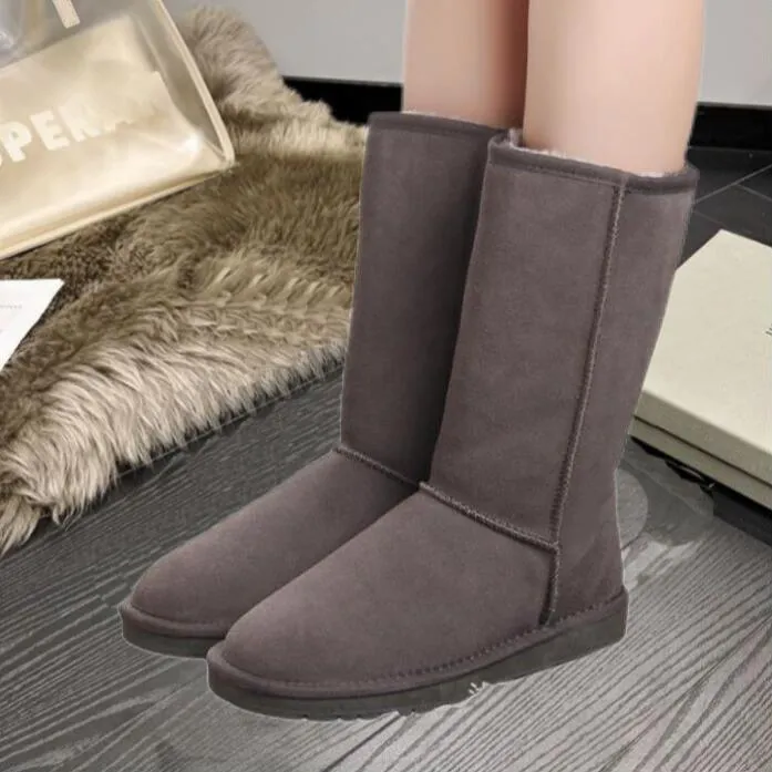 2023 Dames Winter Ultra Mini Boot Designer Australische Platform Laarzen voor Mannen Echt Leer Warm Enkelbont Booties Luxe Schoen 35--46 Dames Snowboots AGGB4444XX