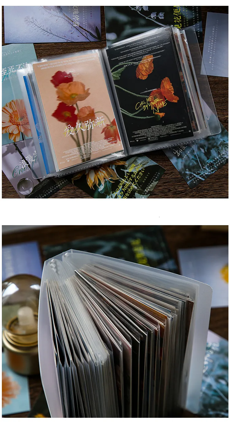 Minimalist Transparent File Folders - Book Style Document Organizer ...