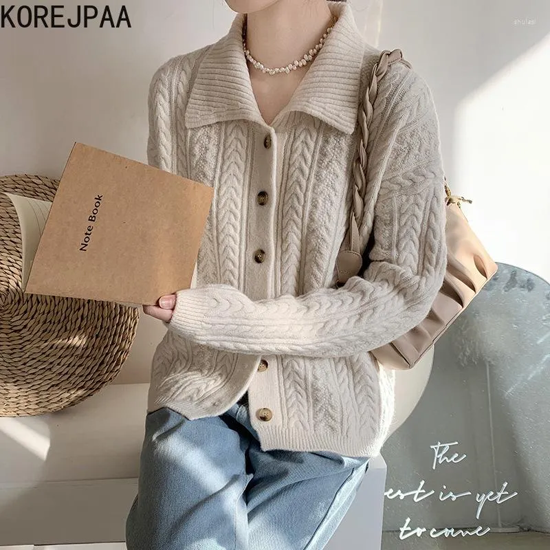 Simple retro cardigan sale