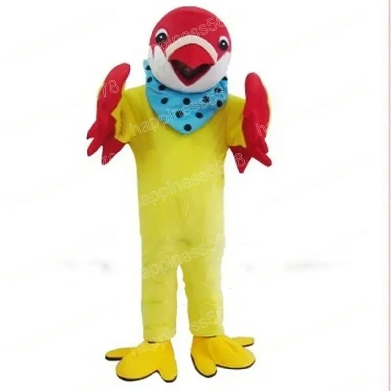 Performance Parrot Mascot Costume Cartoon Character Outfit Suit for ...