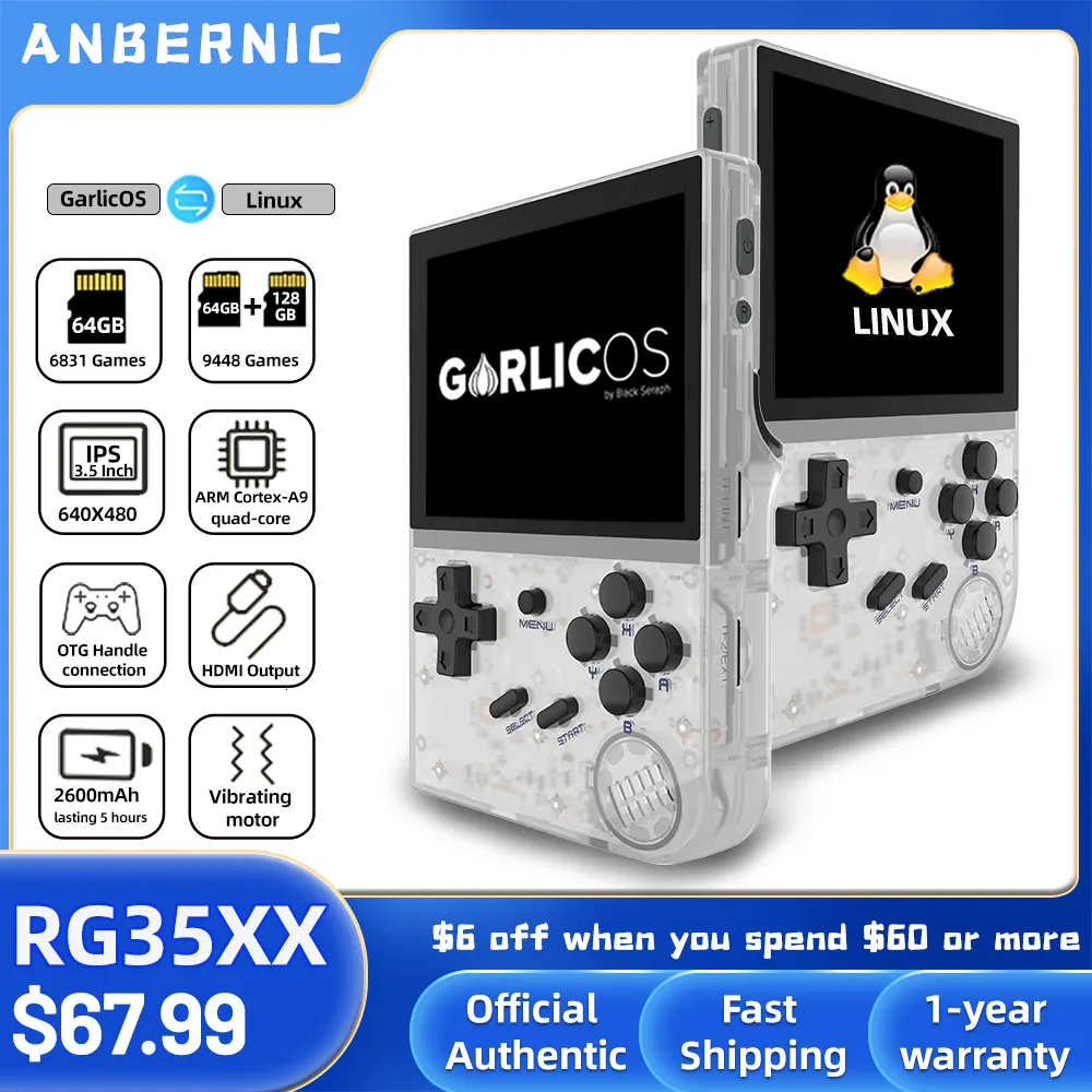 Anbernic RG35XX GarlicOSインストール済みミヨーミニプラス